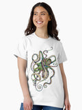 Octopsychedelia Classic T Shirt Women T Shirt Trending US Hot Right Now