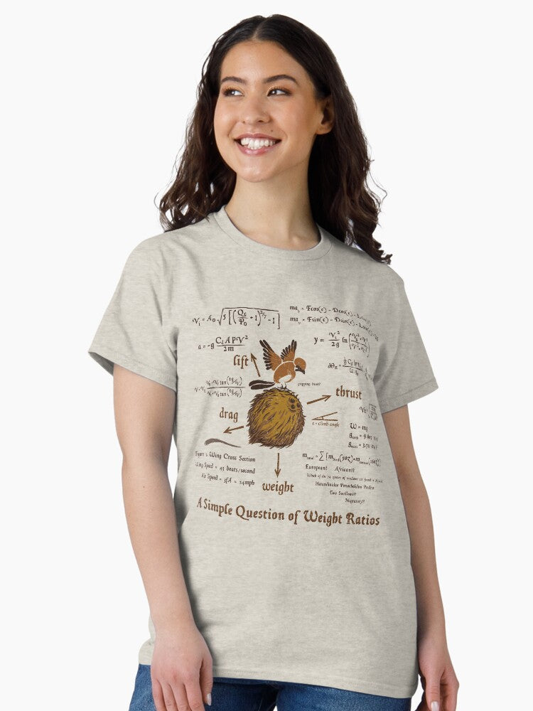 A Simple Question of Weight Ratios Classic T Shirt Women T Shirt Viral TikTok Gift Ready