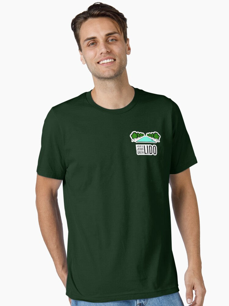 Logo Merch Friends of Jesus Green Lido Essential Shirt T Shirt Gift Ready
