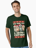 We Hiss You A Meowy Catmas Funny Cat Christmas Essential TShirt T-Shirt | Seasonal Must-Have | Perfect For Daily Wear