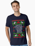 Baby Birthday Pound Ounce Baby Jesus Ugly Christmas Sweater Style Essential Shirt Sweater Premium Print