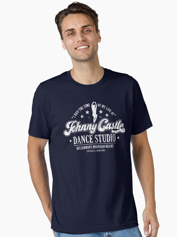 Johnny Castle Dance Studio Aged Essential T Shirt T Shirt Premium Print Daily Wear