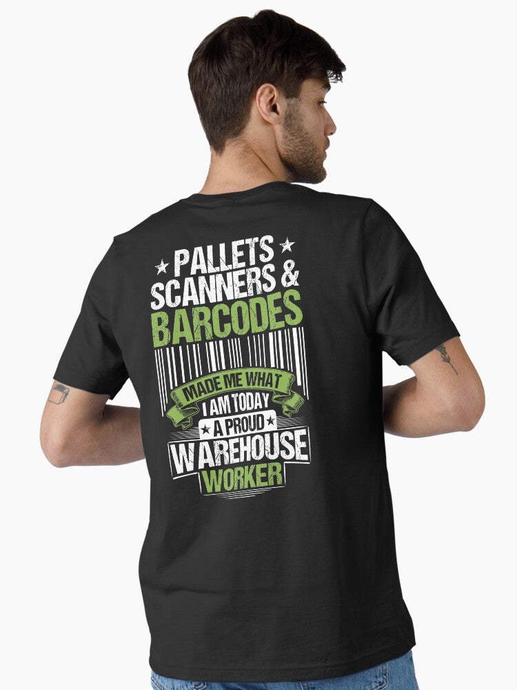 Warehouse Worker Barcodes Gift Present Essential T Shirt