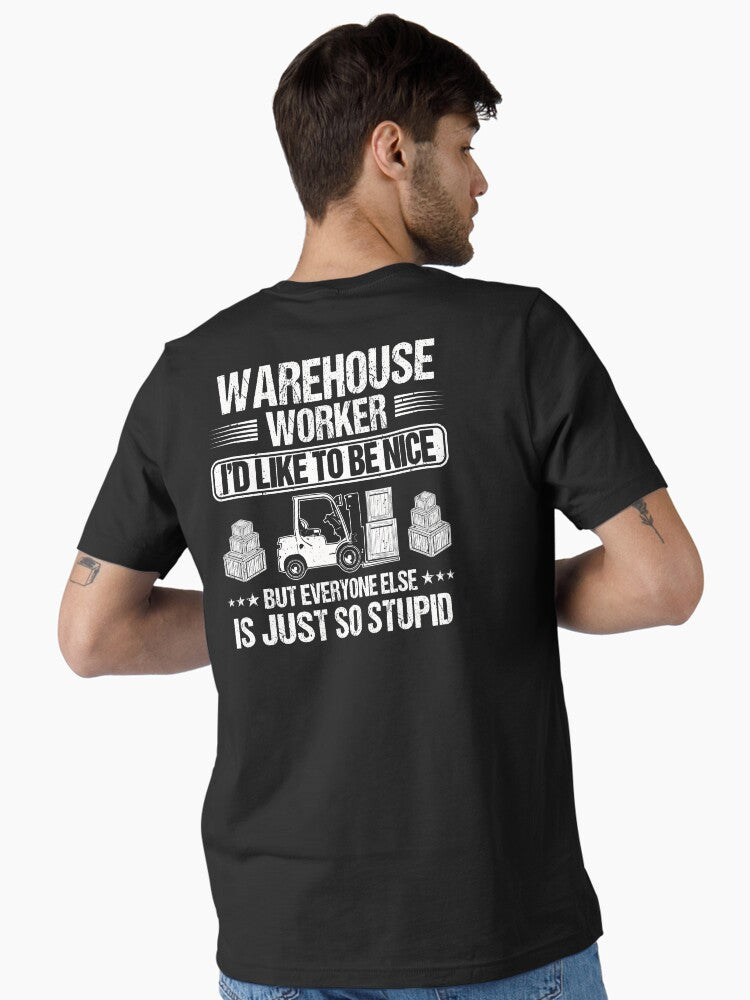 Warehouse Worker Warehouseman Warehousing Gift Essential T Shirt