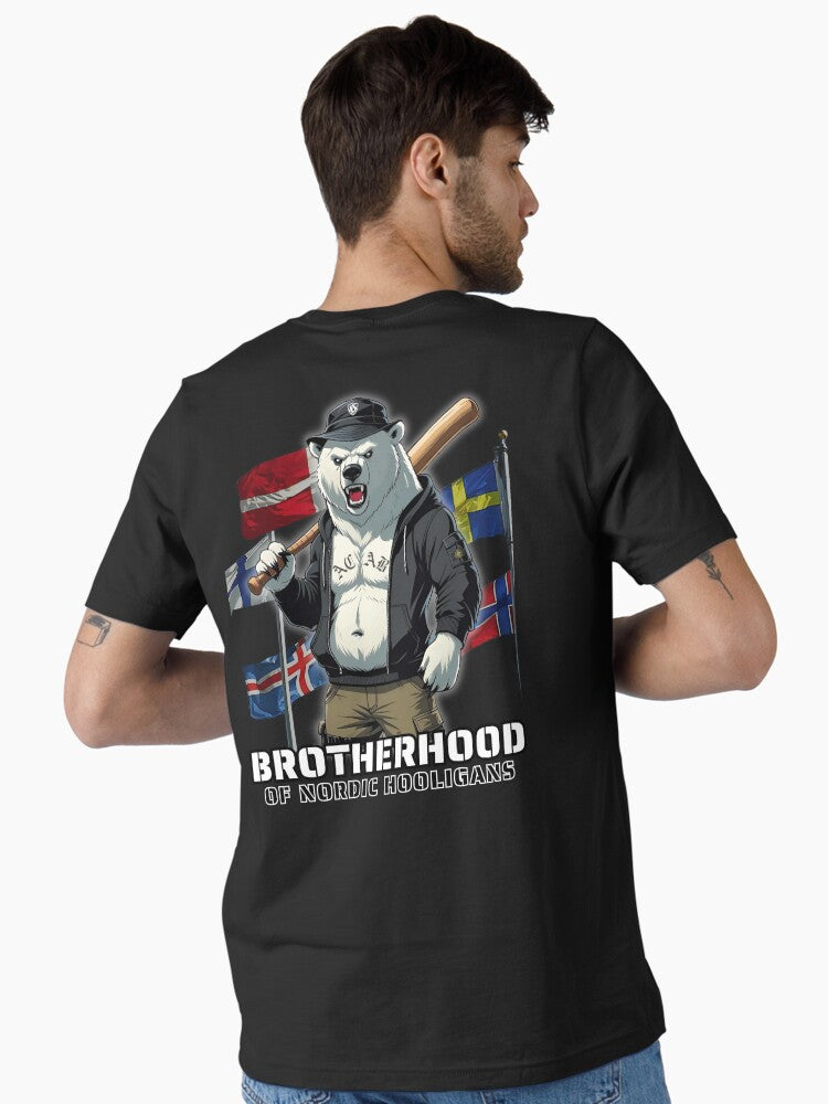 Brotherhood Of Nordic Hooligans Football Fanatics Essential Shirt T Shirt Premium Quality