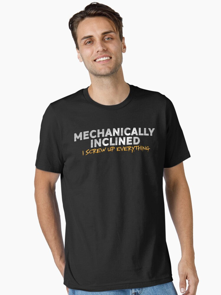 MECHANICALLY INCLINED Essential T Shirt T Shirt High Search Demand Fan Favorite