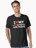 I love my Hot Autistic Girlfriend Essential T-Shirt