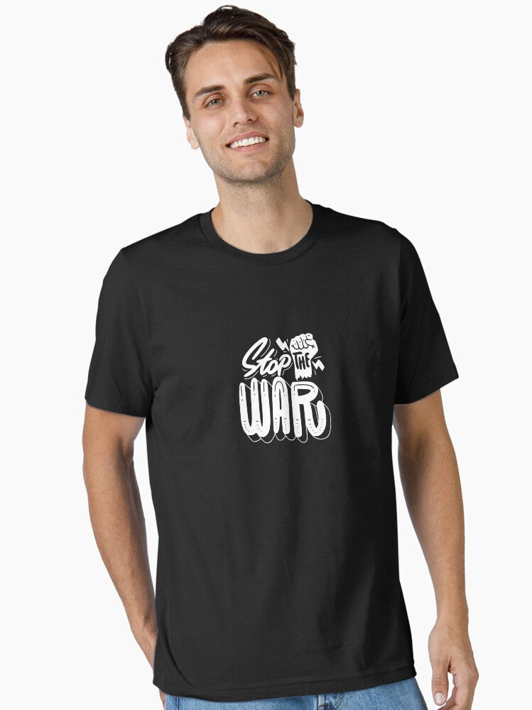 Stop War Live Fully Graphic Design Essential Shirt T Shirt Minimal Style