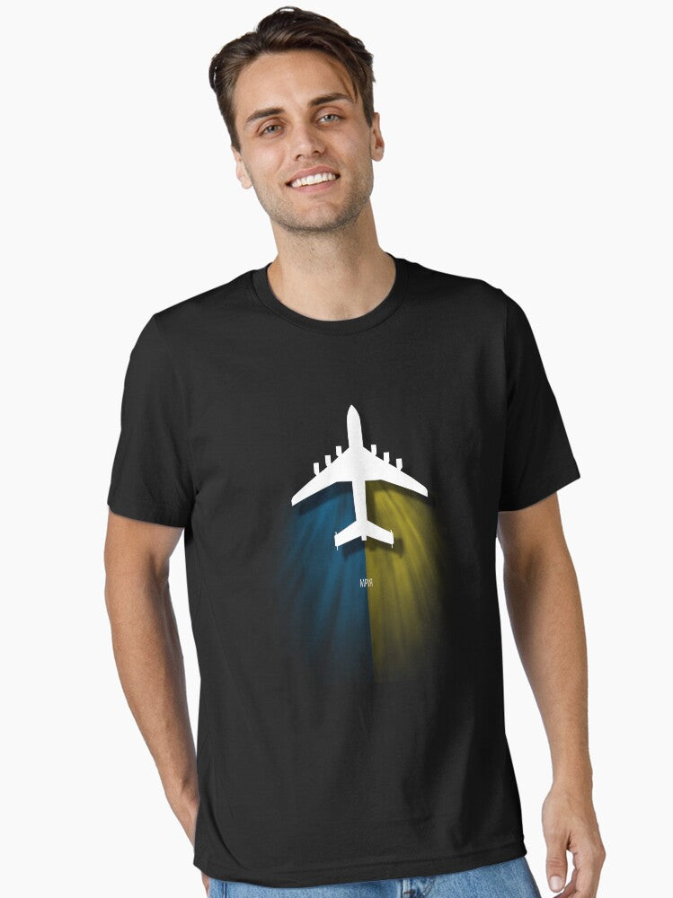 Zelensky Antonov AN 225 Aircraft Airplane Ukrainian Mriya Essential Shirt T Shirt Gift Ready