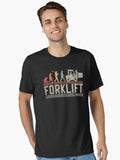 Forklift Driver Evolution Funny Fork Lift Truck Operator Essential T Shirt