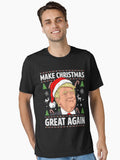 Make Christmas Great Again Trump Ugly Christmas Shirt Boys Essential T-Shirt | Premium Unisex T-Shirt, Trending Graphic Tee