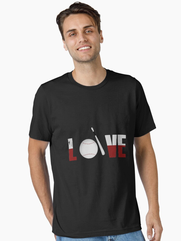 Baseball Ball Bat T Shirt Cute Love Tee Essential T Shirt T Shirt High Search Demand Limited Drop Feel