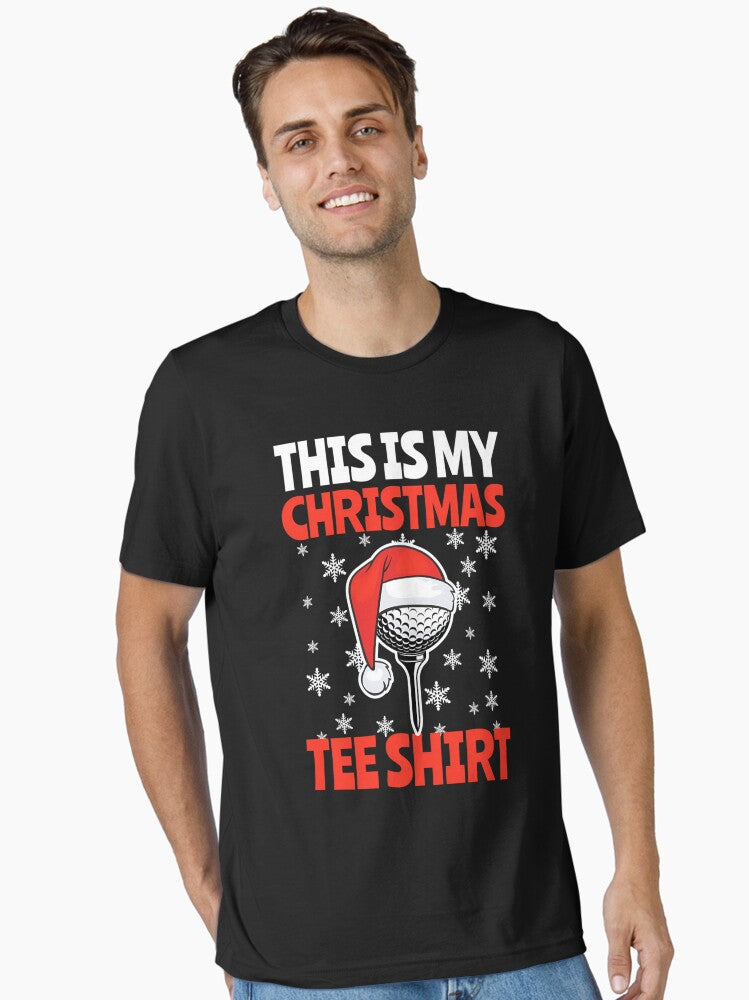 Golf Pun Christmas Golfing Essential TShirt T-Shirt | Vintage Christmas Look | Trending Festive Apparel