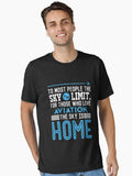 TO MOST PEOPLE THE SKY IS THE LIMIT FOR THOSE WHO LOVE AVIATION THE SKY IS HOME Essential Shirt T Shirt Gift Ready
