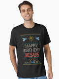 Ugly Christmas Sweater Knit by Granny Happy Birthday Jesus Religious Christian Colorful Essential Shirt Sweater Clean De