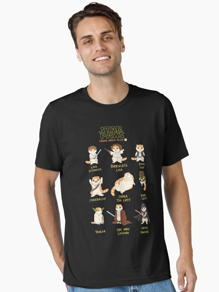 Star Paws Essential T-shirt | Trendy Graphic Tee | Casual Unisex T-shirt