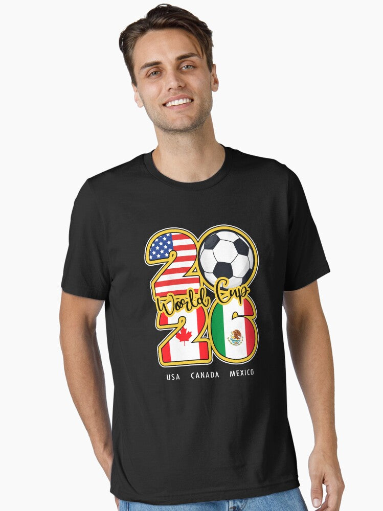 Usa Canada Mexico Soccer 2026 Essential T-Shirt