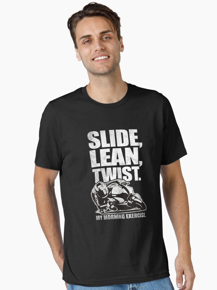 Slide Lean Twist Superbike Enthusiast Essential T Shirt T Shirt Premium Print Gift Ready