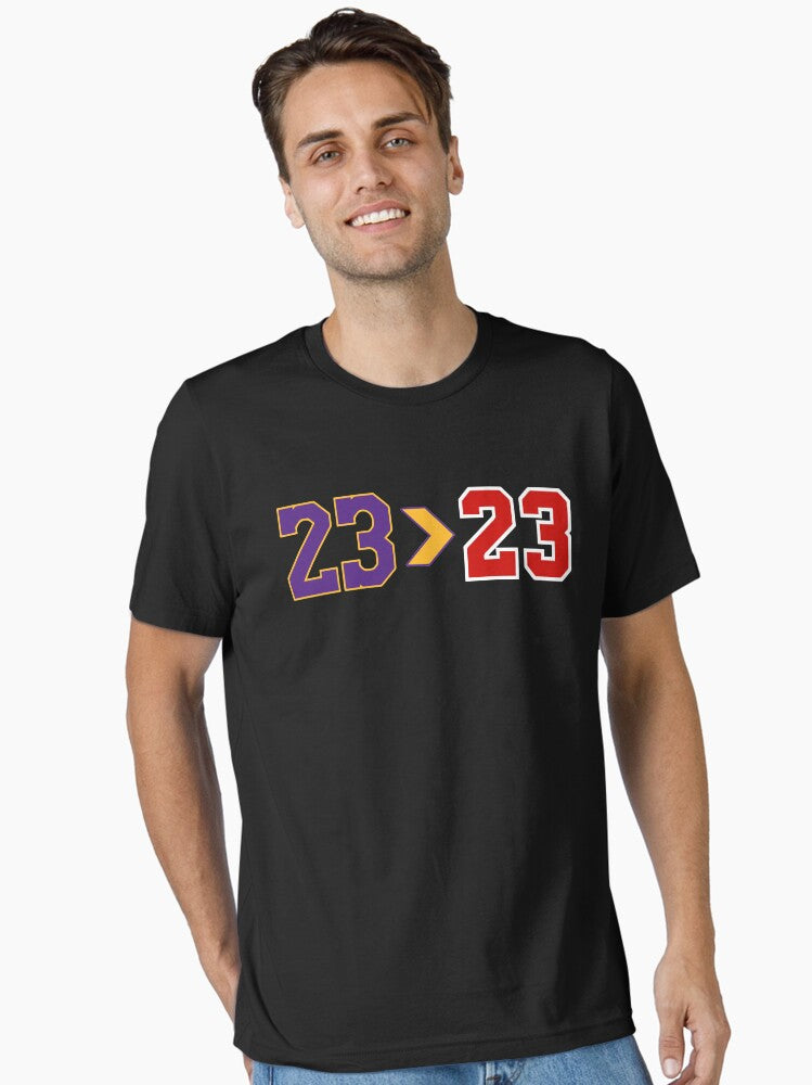 Lebron over Jordan Essential T Shirt T Shirt US Market