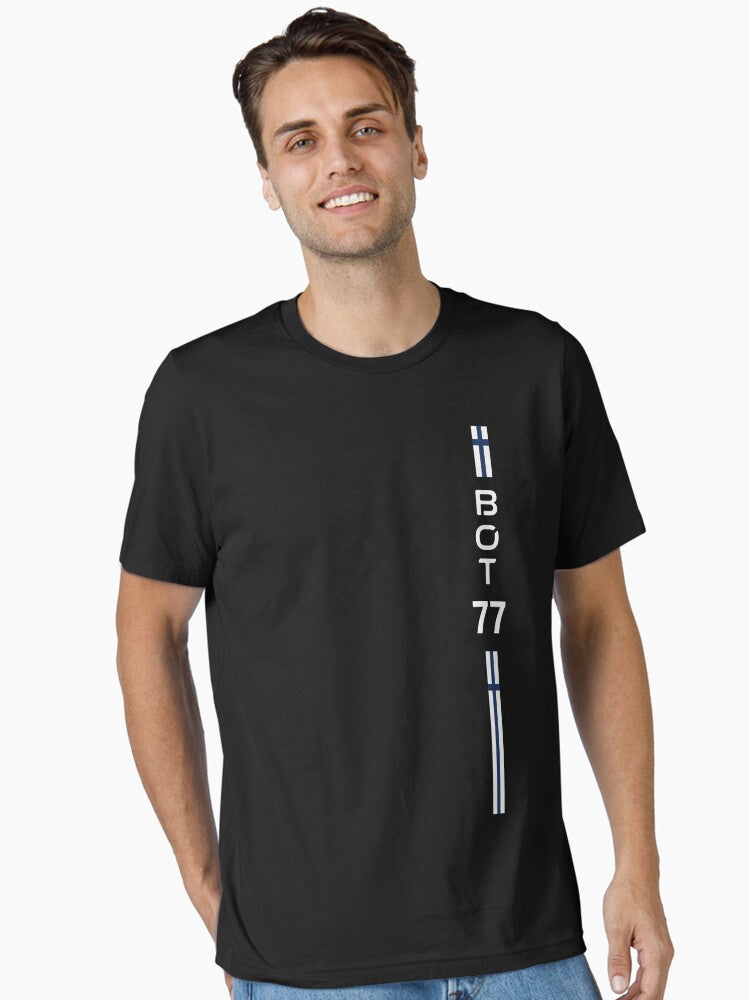 Valtteri Bottas With Flag F1 2023 Essential T Shirt T Shirt Gift Ready