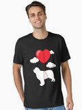 Newfoundland Valentine Day Shirt Cute Gift for Dog Owner Essential Shirt T Shirt Premium Print