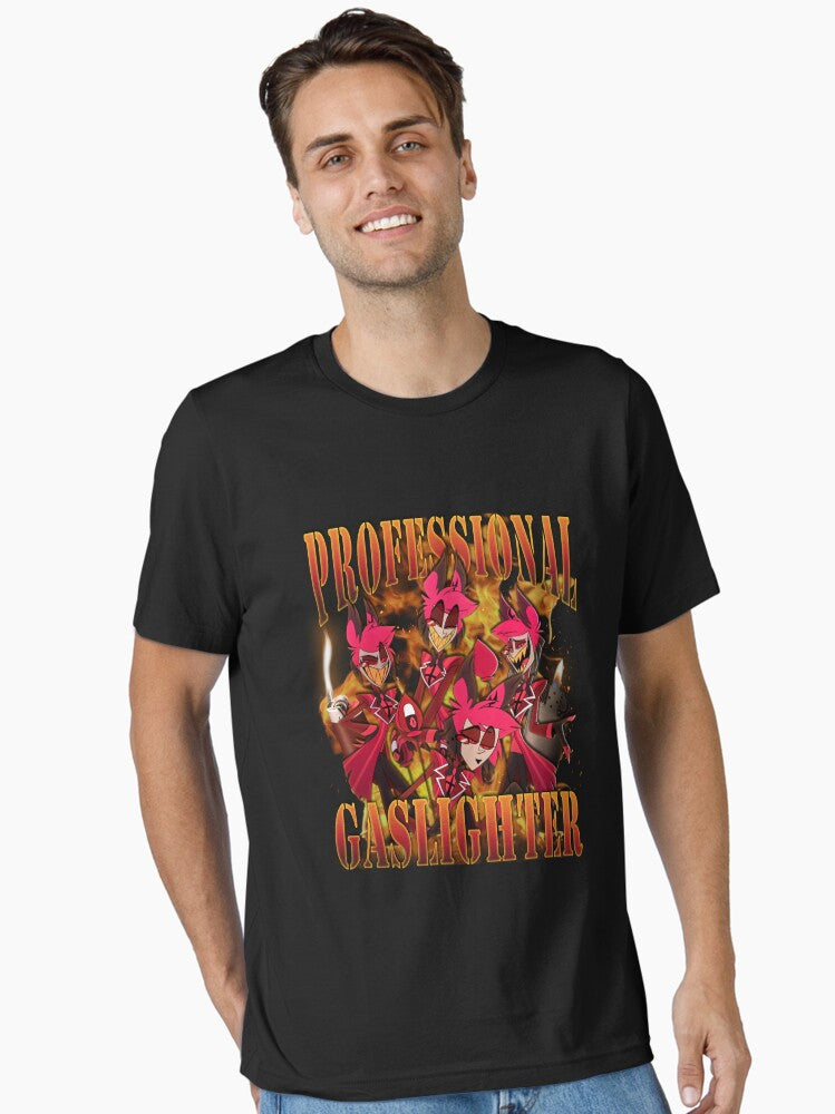 Alastor professional gaslighter Hazbin Hotel Essential T-Shirt | Premium Unisex T-Shirt, Trending Graphic Tee