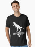 Lovesaurus dinosaur Essential Shirt T Shirt Clean Design