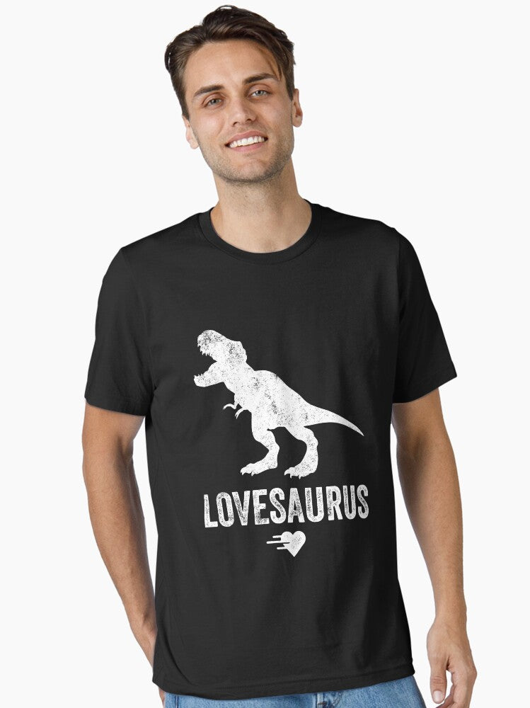 Lovesaurus dinosaur Essential Shirt T Shirt Clean Design