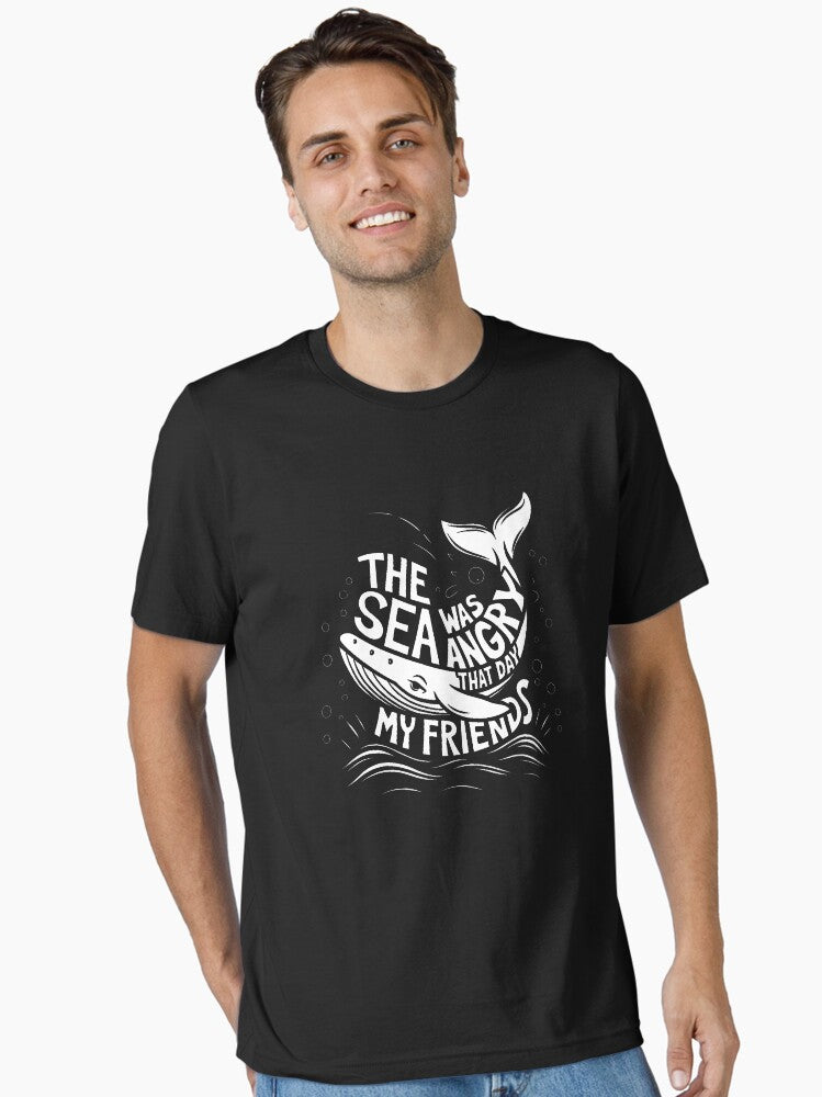The sea was angry that day my friends Seinfeld Tv Sitcom funny saying Essential T Shirt T Shirt Viral TikTok Find Hot Ri