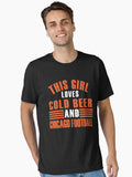 This Girl Loves Cold Beer And City Football Essential T Shirt T Shirt Cute Design