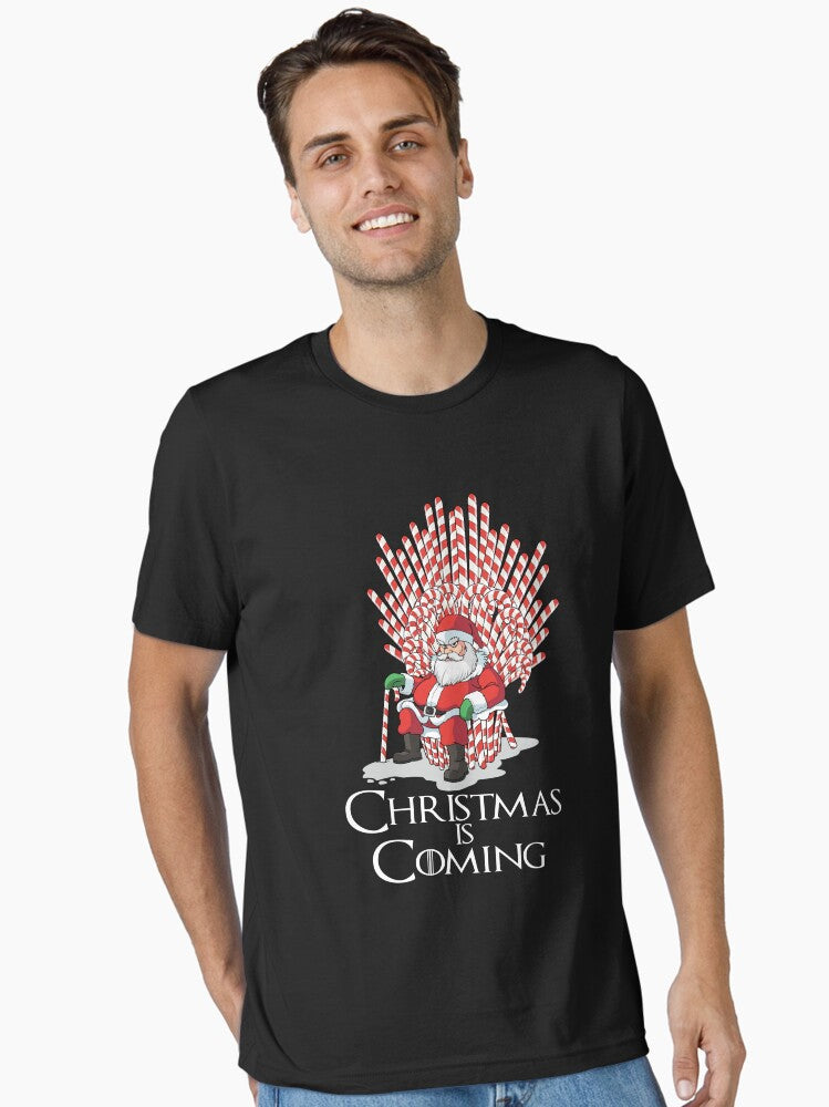 Cane Of Thrones Christmas Is Coming Essential TShirt T-Shirt | Fan Favorite Artwork | Trending Festive Apparel