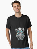 Motor Head Speed Shop Car and Motorcycle Gearheads Skeleton Motor Head Speed Shop Hot Rod Mechanic Car Lover Essential T