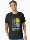 Celebrate Neurodiversity, Neurodiversity celebrate the spectrum Rainbow Women Men Girl Essential T-Shirt