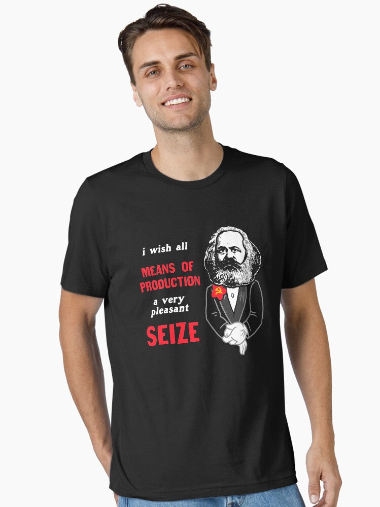 I Wish All Means Of Production A Very Pleasant Seize Essential T Shirt T Shirt Limited Vibe