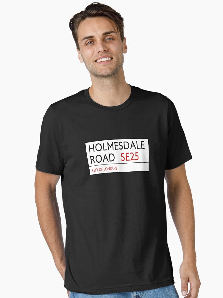 Holmesdale Road Crystal Palace Essential Shirt T Shirt Clean Design
