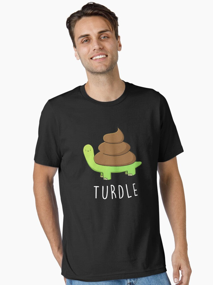 TURDLE Turtle Lover Funny Poop Pun Essential T Shirt T Shirt Viral TikTok Find Hot Right Now