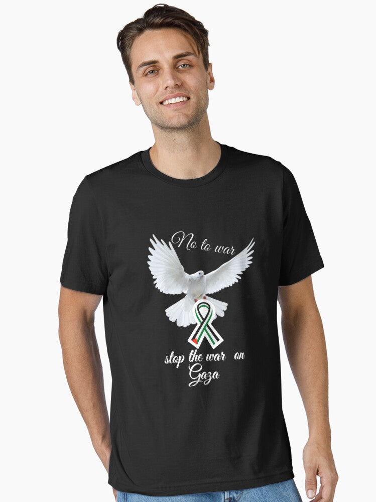 Stop the war on Gaza and no to war shirt Essential Shirt T Shirt Everyday Wear