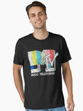 MTV Vintage TV Signal End Logo Essential T Shirt T Shirt Streetwear Style Pop Art Style