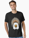 Eagle Wearing Native American Headdress Essential Shirt T Shirt Minimal Style
