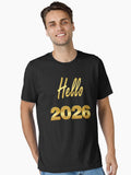 2026 Gold Design Essential T Shirt T Shirt Comfort Fit Daily Wear