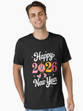 New Year s Eve Hello 2026 Happy New Year 2026 Disco Essential T Shirt T Shirt Streetwear Style Best Seller Look