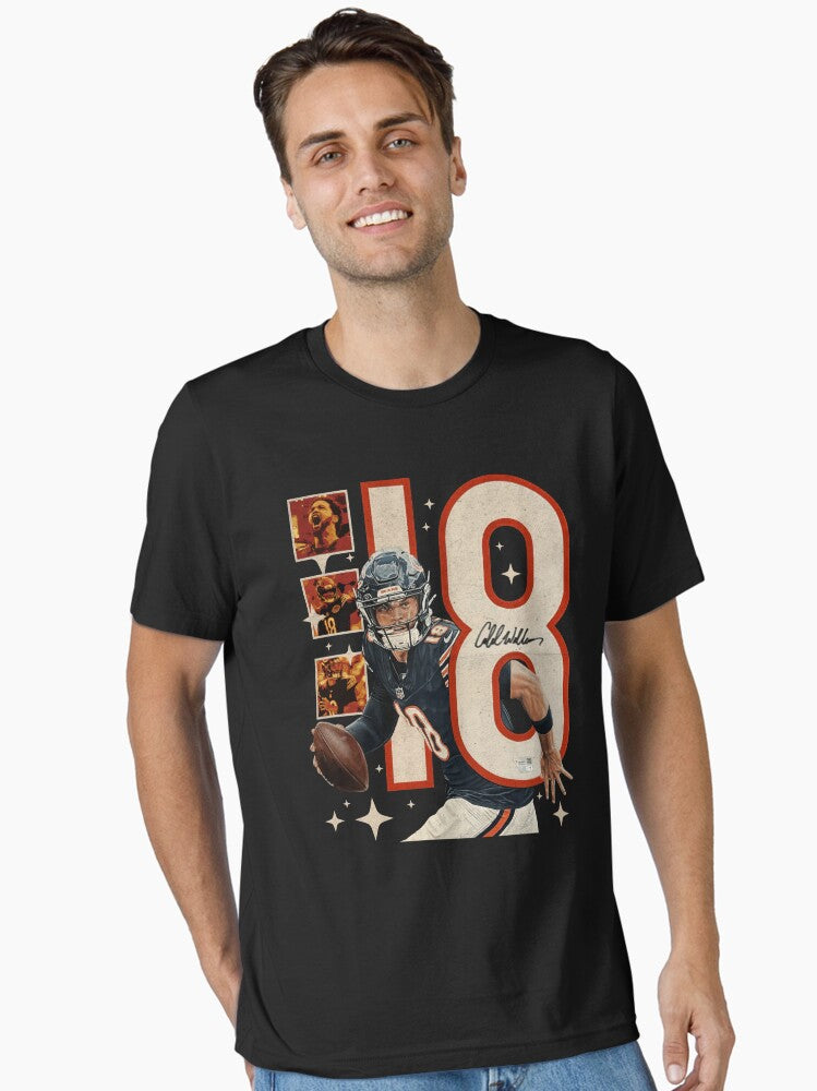 Caleb Williams 18 Vintage Football Essential T Shirt T Shirt Everyday Wear