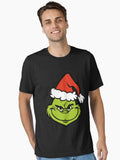 The Grinch Christmas Santa Hat Classic Holiday Cartoon Design Essential T Shirt T Shirt Holiday Trending Christmas Seaso