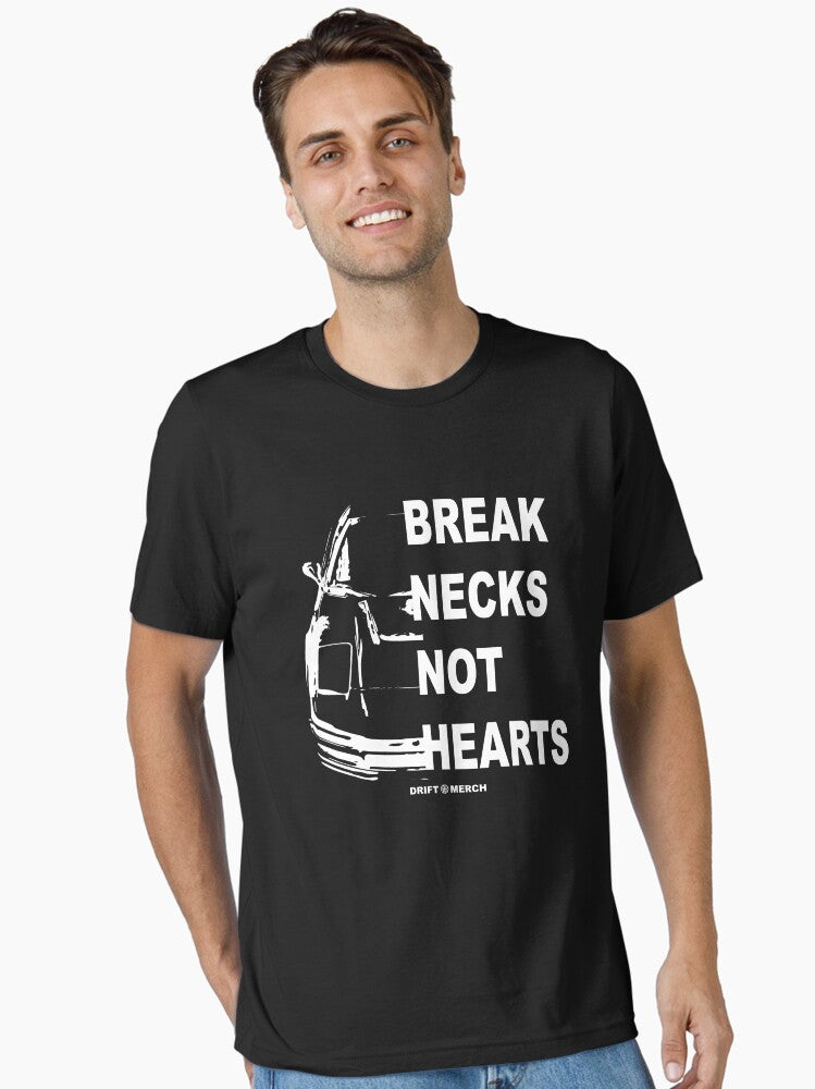 Break Necks Not Hearts Japanese Car Enthusiast Retro Essential T Shirt T Shirt Comfort Fit Gift Ready