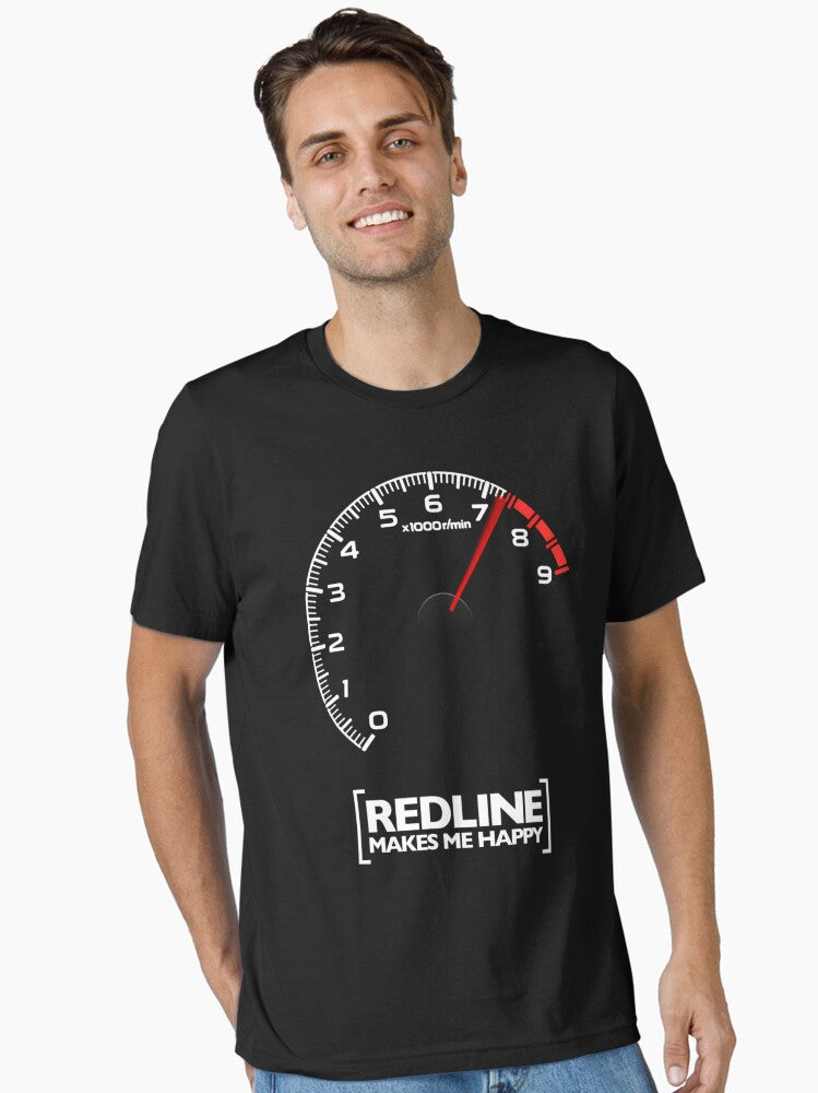 Re dline m akes me ha ppy Essential T Shirt T Shirt High Search Demand Fan Favorite
