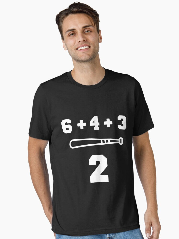 Double Play Baseball Apparel Sticker Essential T Shirt T Shirt Premium Print Hot Right Now