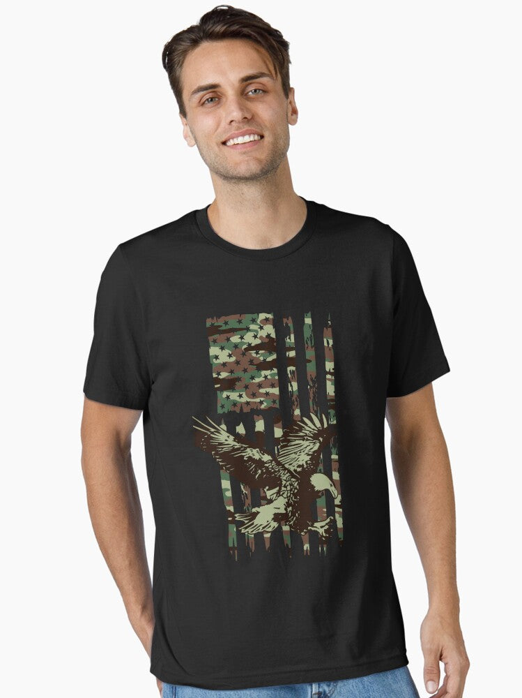 American flag eagle Essential Shirt T Shirt Clean Design