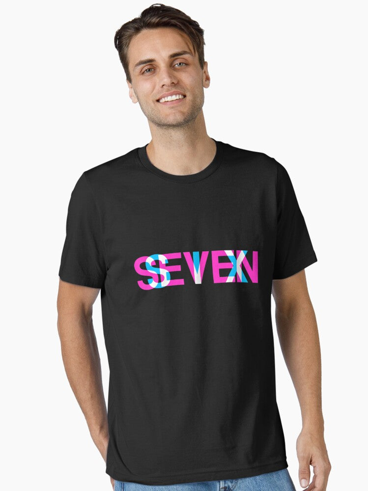 Glitch Optical Illusion Six Seven 6 7 Meme Gen Alpha Slang Essential T-Shirt | Premium Unisex T-Shirt, Trending Graphic Tee