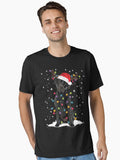 Black Lab Labrador Christmas Tree Light Pajama Dog Xmas Gift Sweatshirt Essential T-Shirt | Premium Unisex T-Shirt, Trending Graphic Tee