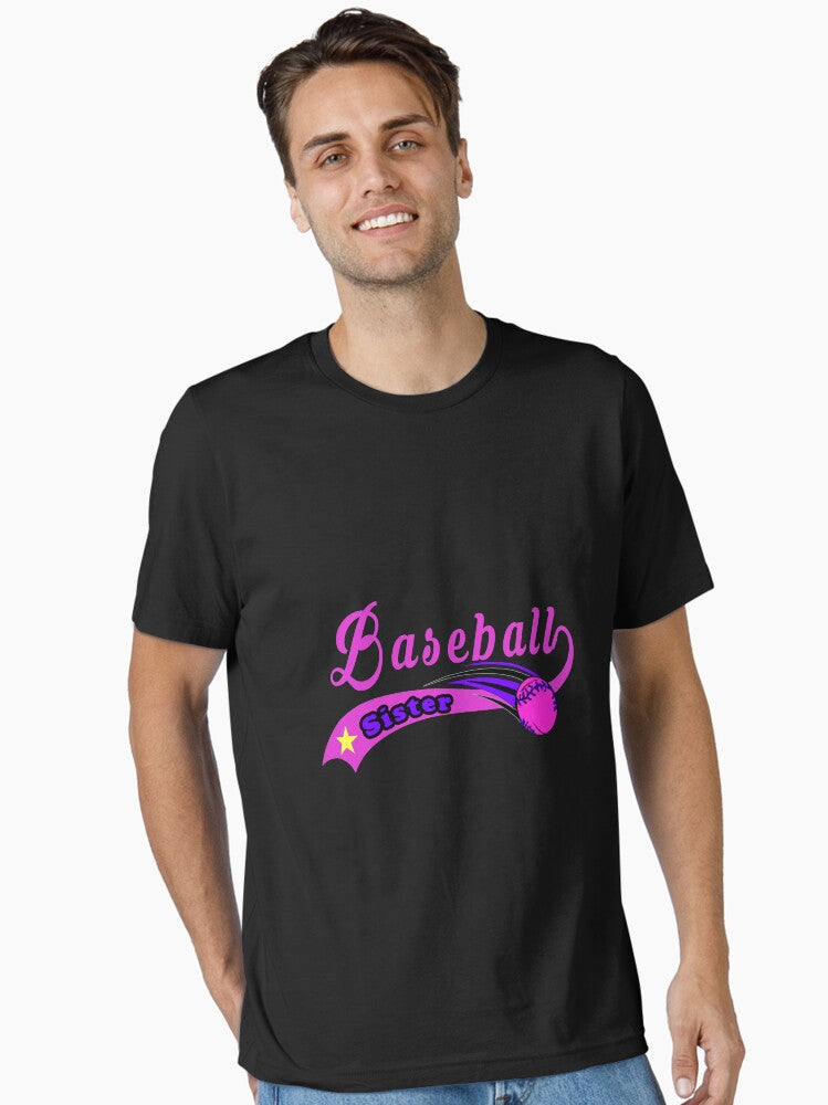 Fuuny girl Baseball Sister gift idea for lovers baseball sport Essential T Shirt T Shirt High Search Demand